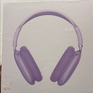Max with Smart Case Purple Wireless Headphones